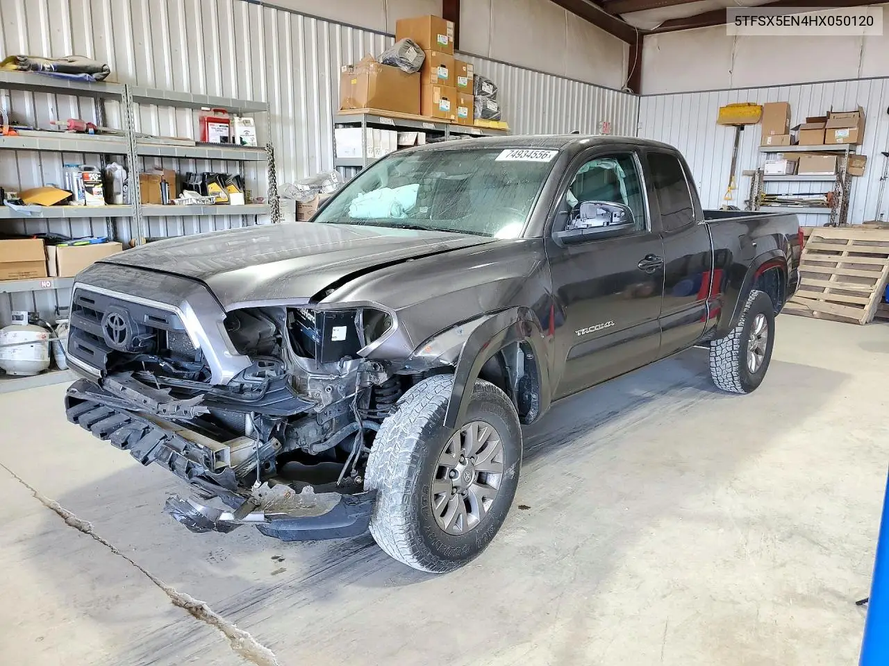 TOYOTA TACOMA 2017, VIN 5TFSX5EN4HX050120