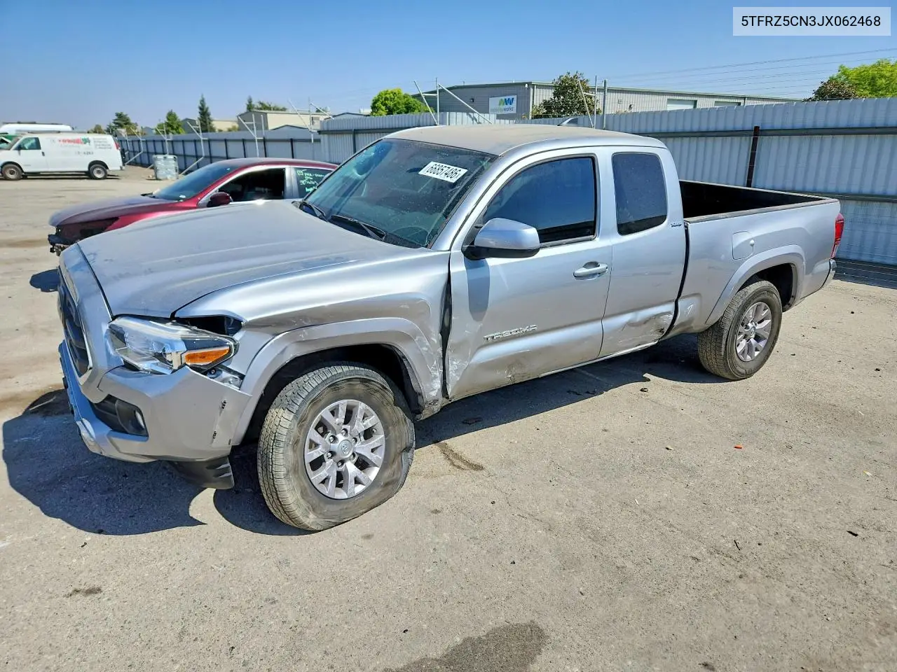 TOYOTA TACOMA 2018, VIN 5TFRZ5CN3JX062468