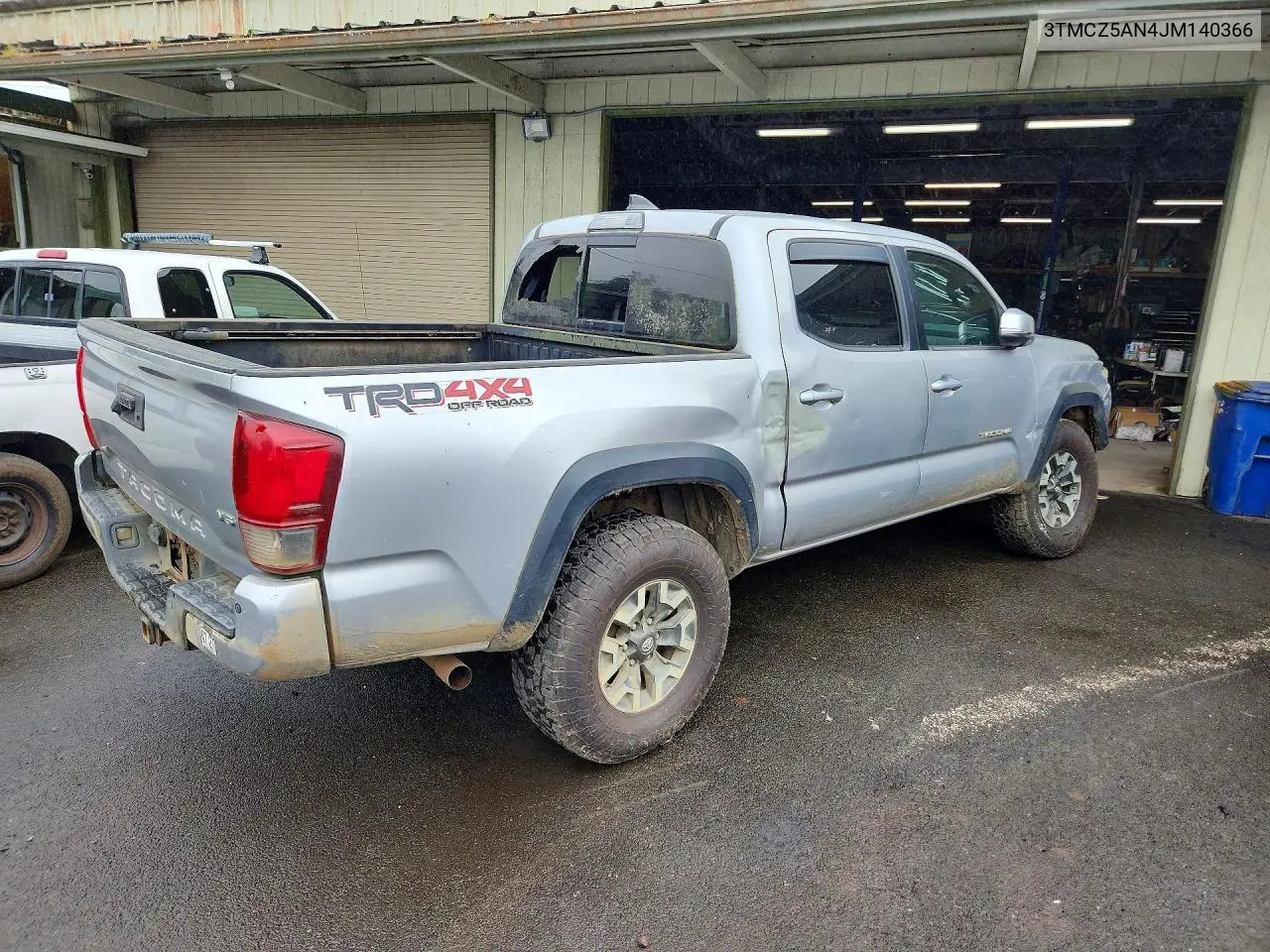 2018 TOYOTA TACOMA VIN 3TMCZ5AN4JM140366 — фото 3