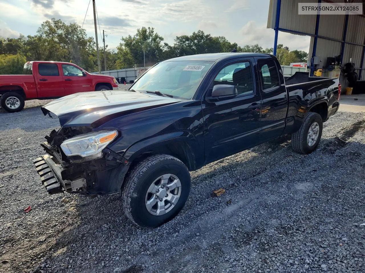 TOYOTA TACOMA 2018, VIN 5TFRX5GN2JX124085