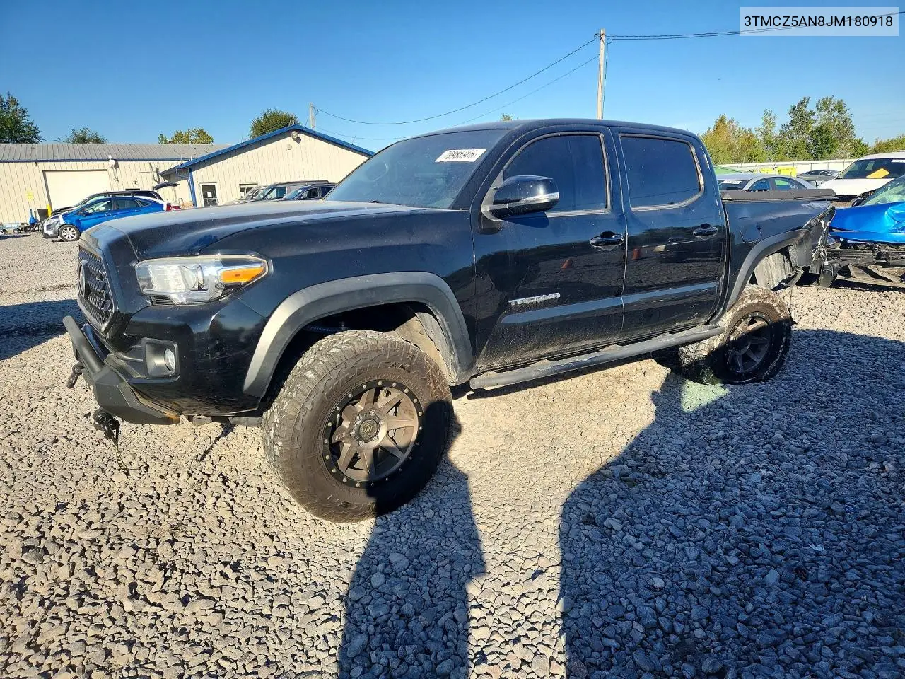 TOYOTA TACOMA 2018, VIN 3TMCZ5AN8JM180918