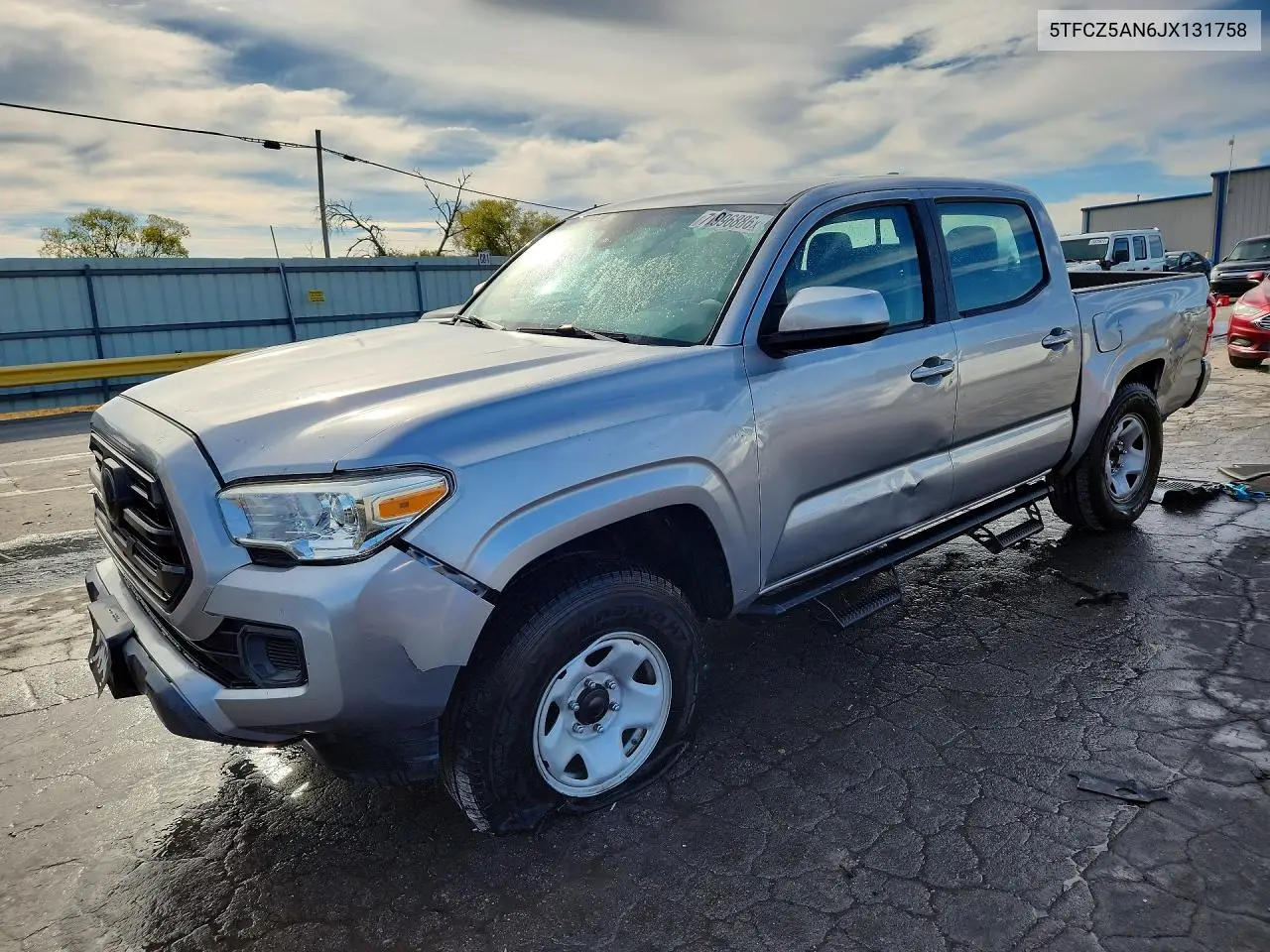 TOYOTA TACOMA 2018, VIN 5TFCZ5AN6JX131758