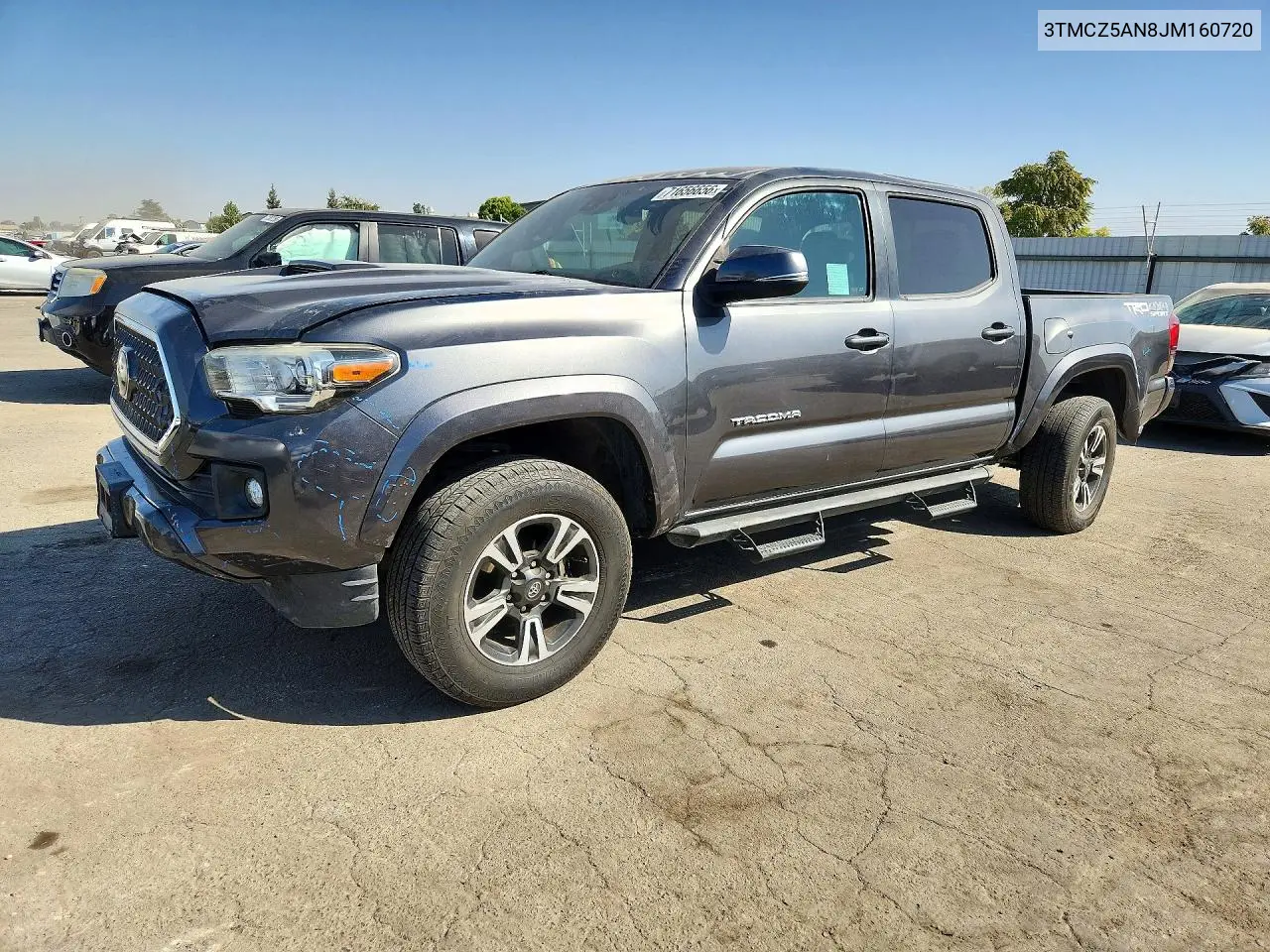 TOYOTA TACOMA 2018, VIN 3TMCZ5AN8JM160720