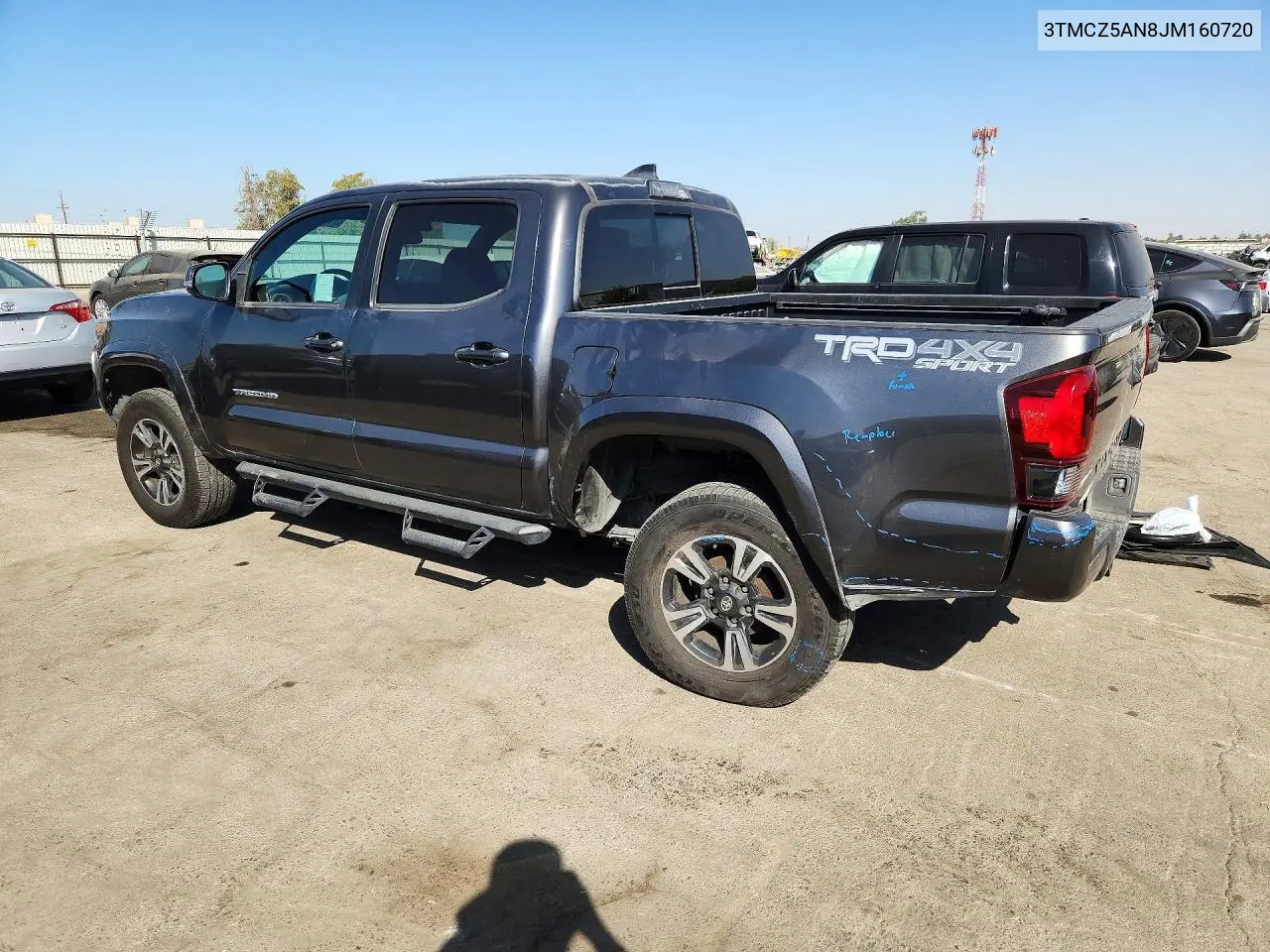2018 TOYOTA TACOMA VIN 3TMCZ5AN8JM160720 — фото 2