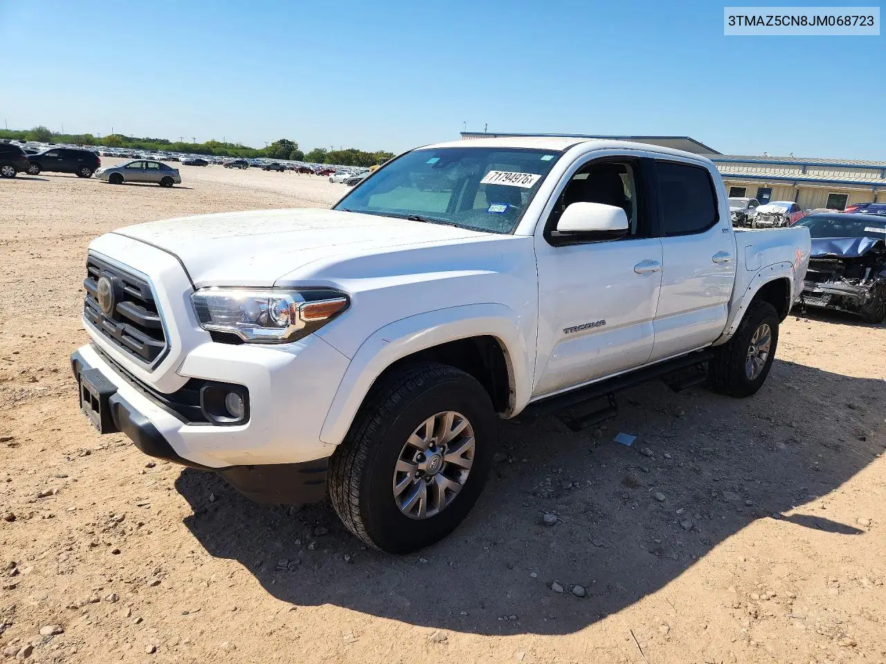 TOYOTA TACOMA 2018, VIN 3TMAZ5CN8JM068723