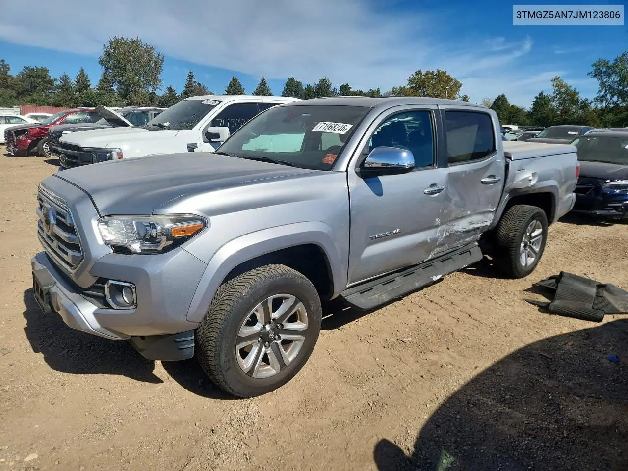 TOYOTA TACOMA 2018, VIN 3TMGZ5AN7JM123806
