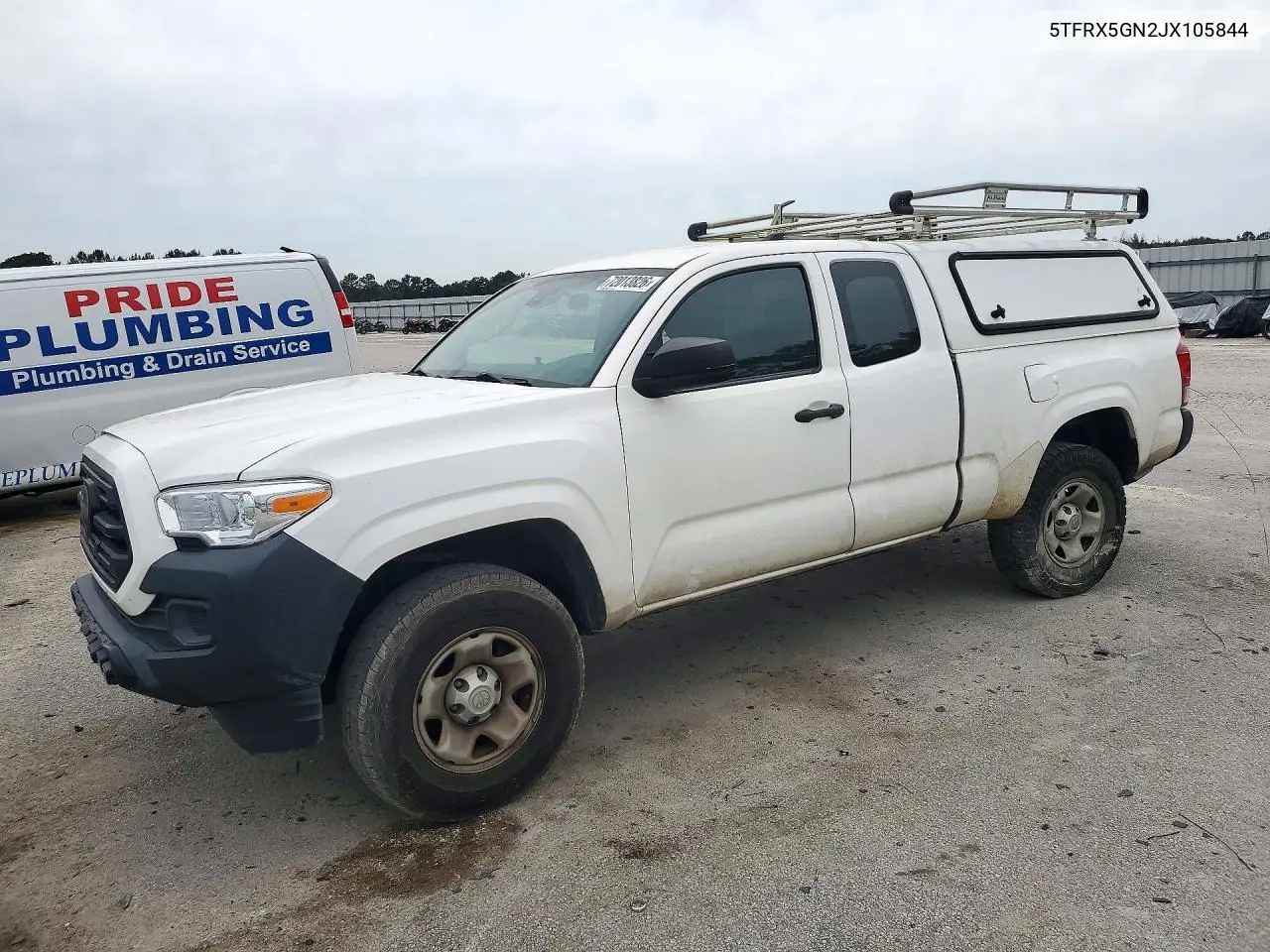 TOYOTA TACOMA 2018, VIN 5TFRX5GN2JX105844