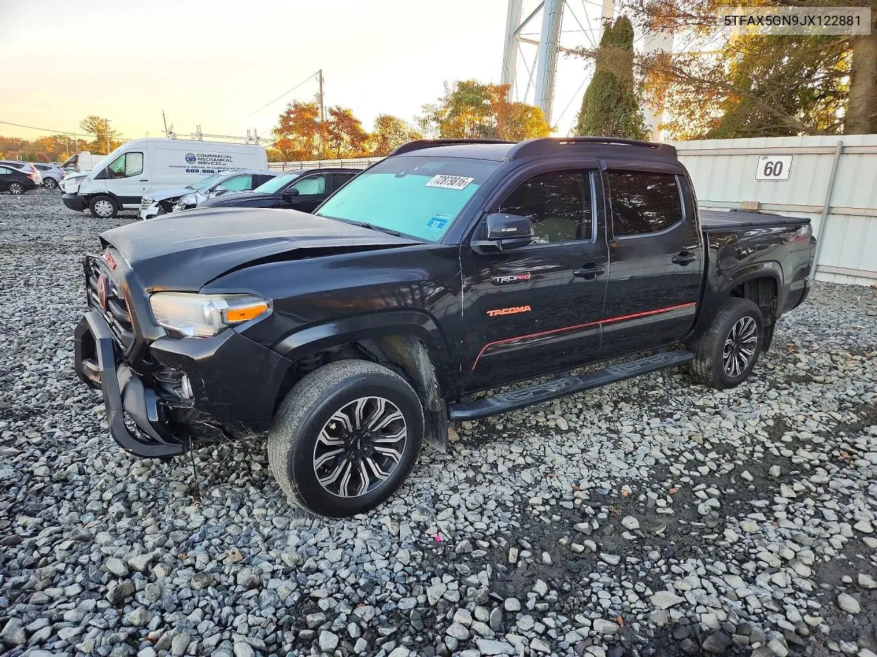 TOYOTA TACOMA 2018, VIN 5TFAX5GN9JX122881