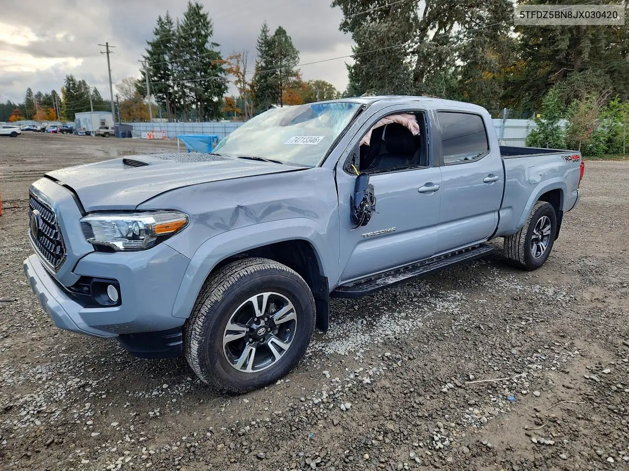 TOYOTA TACOMA 2018, VIN 5TFDZ5BN8JX030420