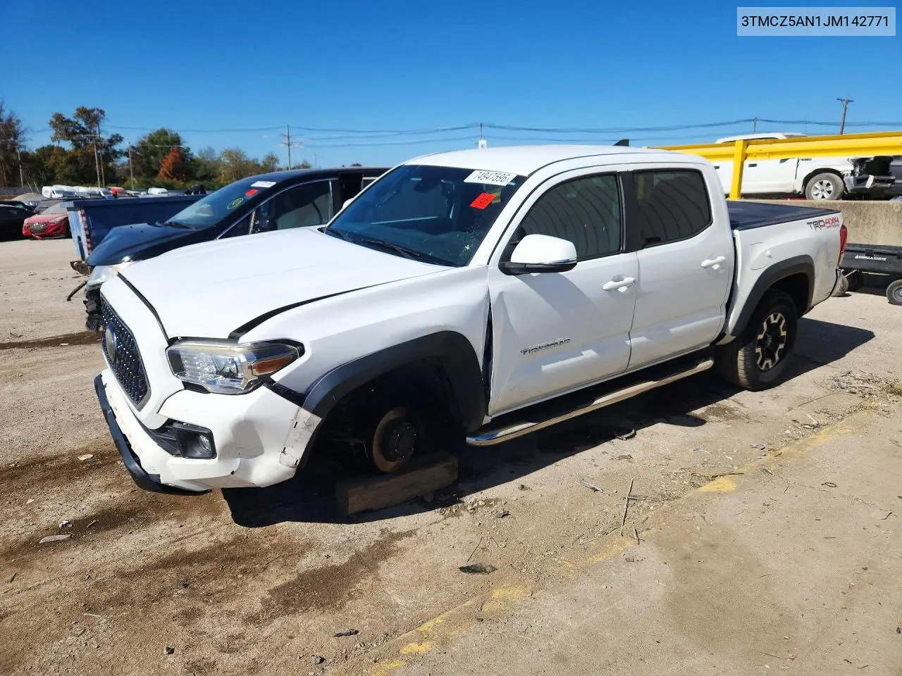 TOYOTA TACOMA 2018, VIN 3TMCZ5AN1JM142771