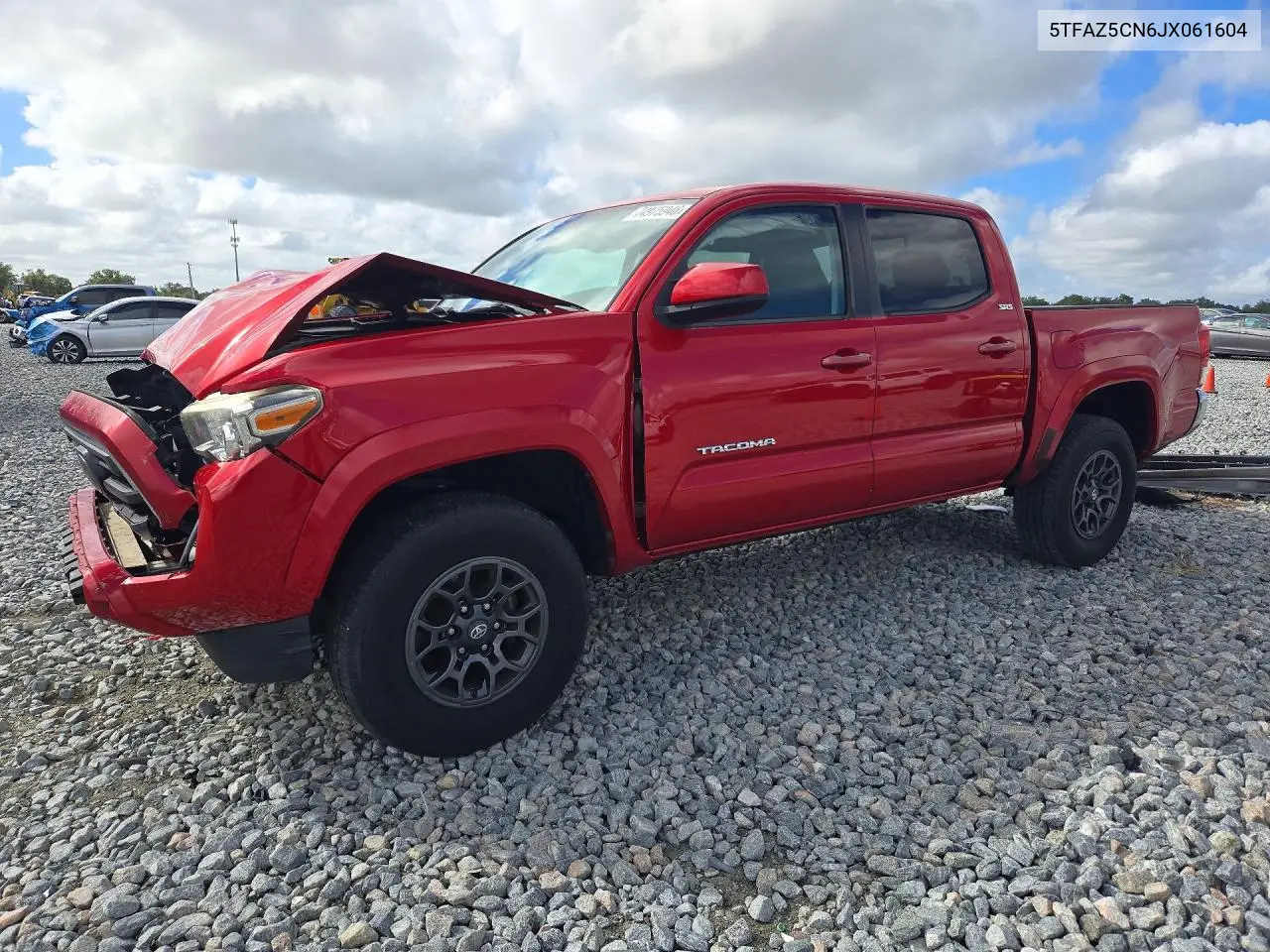 TOYOTA TACOMA 2018, VIN 5TFAZ5CN6JX061604