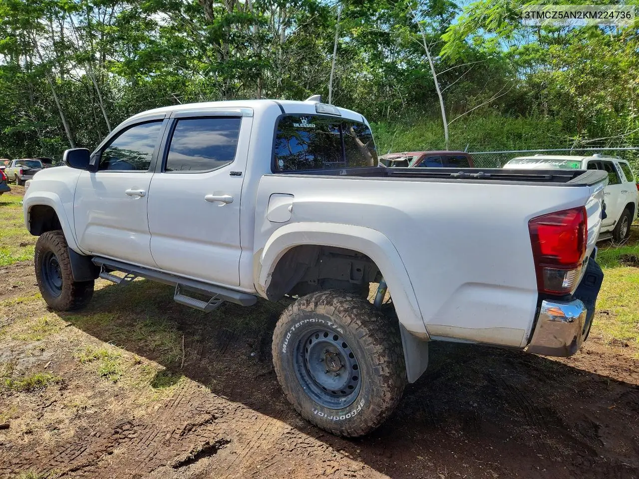 2019 TOYOTA TACOMA VIN 3TMCZ5AN2KM224736 — фото 2