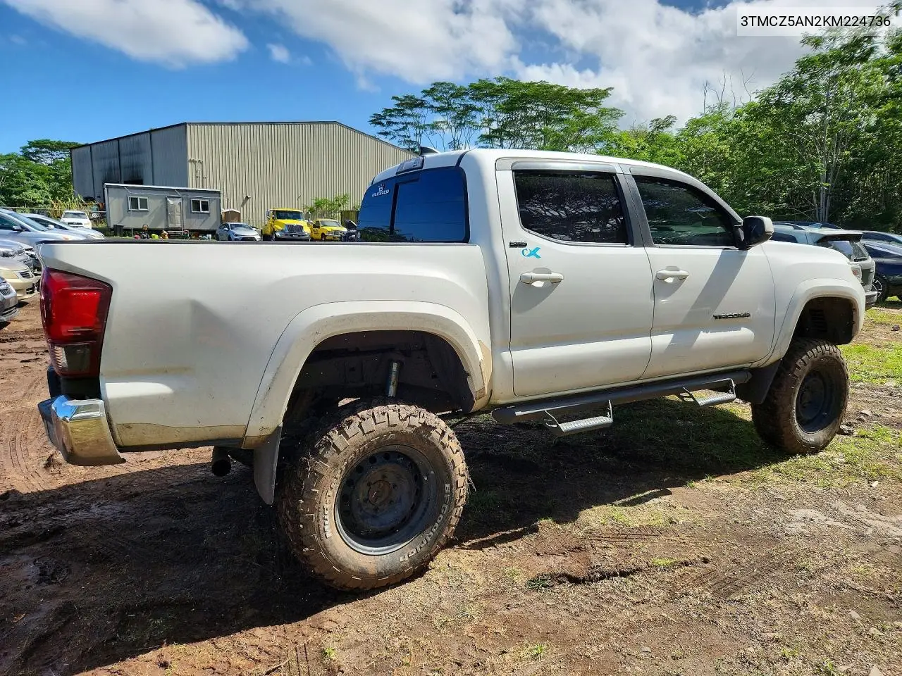 2019 TOYOTA TACOMA VIN 3TMCZ5AN2KM224736 — фото 3