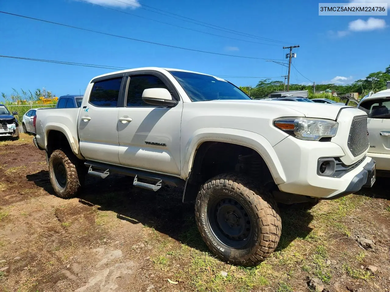 2019 TOYOTA TACOMA VIN 3TMCZ5AN2KM224736 — фото 4