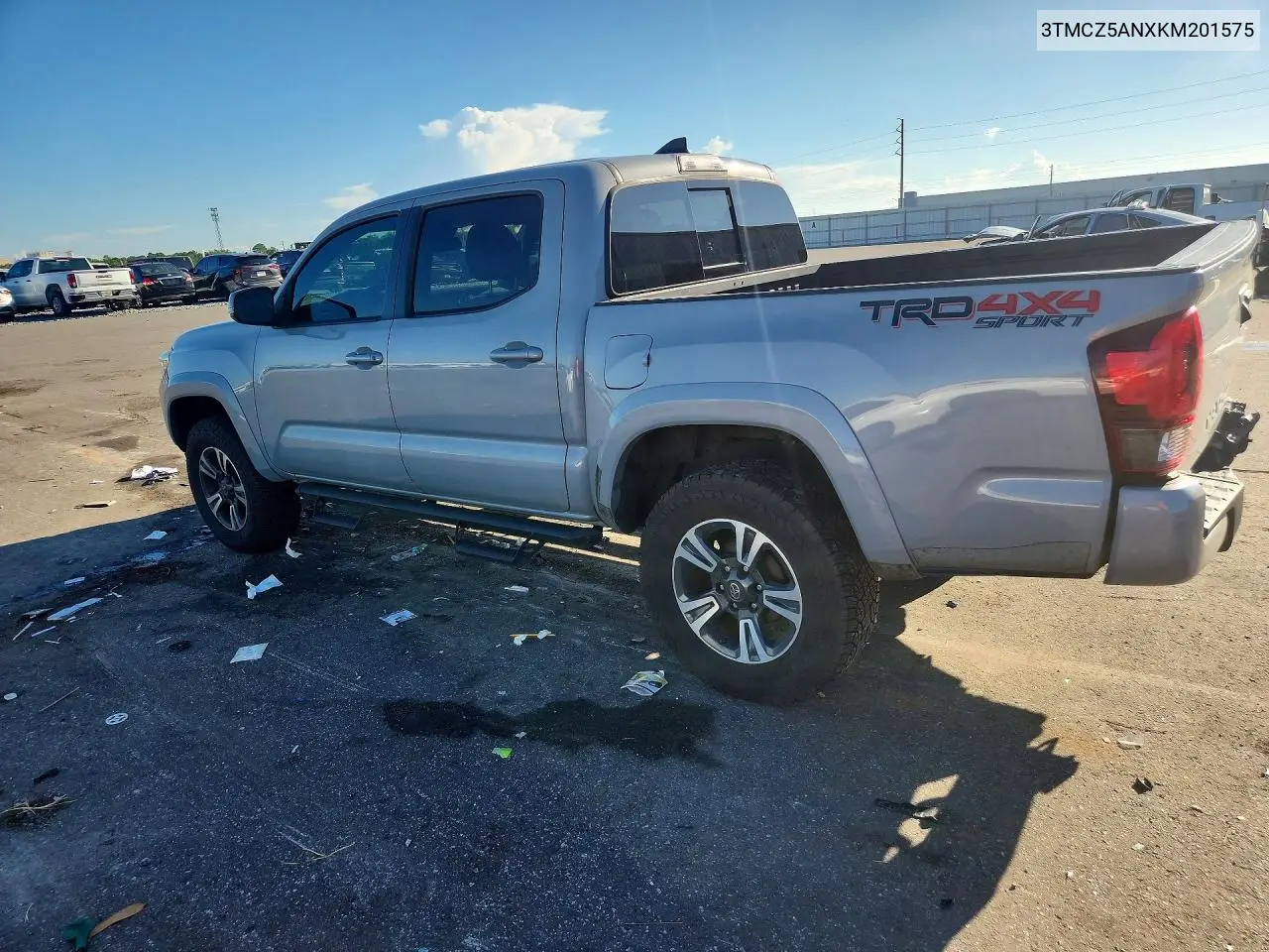 2019 TOYOTA TACOMA VIN 3TMCZ5ANXKM201575 — фото 2