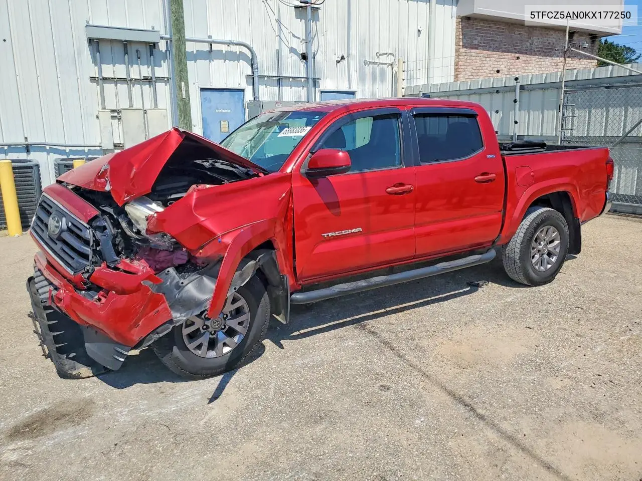 TOYOTA TACOMA 2019, VIN 5TFCZ5AN0KX177250