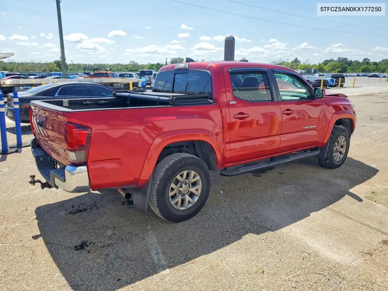 2019 TOYOTA TACOMA VIN 5TFCZ5AN0KX177250 — фото 3