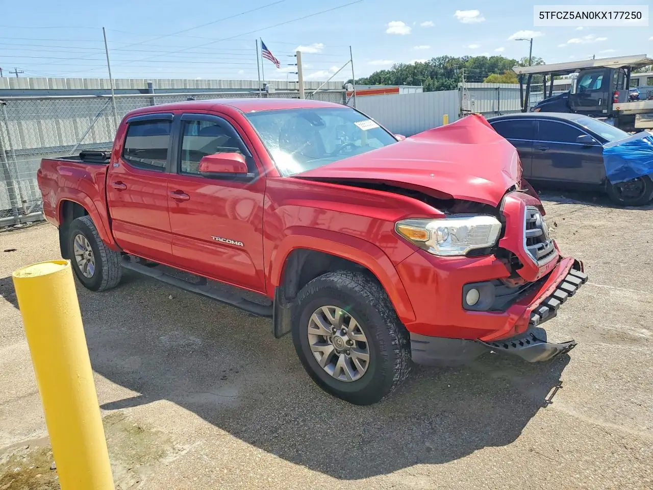 2019 TOYOTA TACOMA VIN 5TFCZ5AN0KX177250 — фото 4