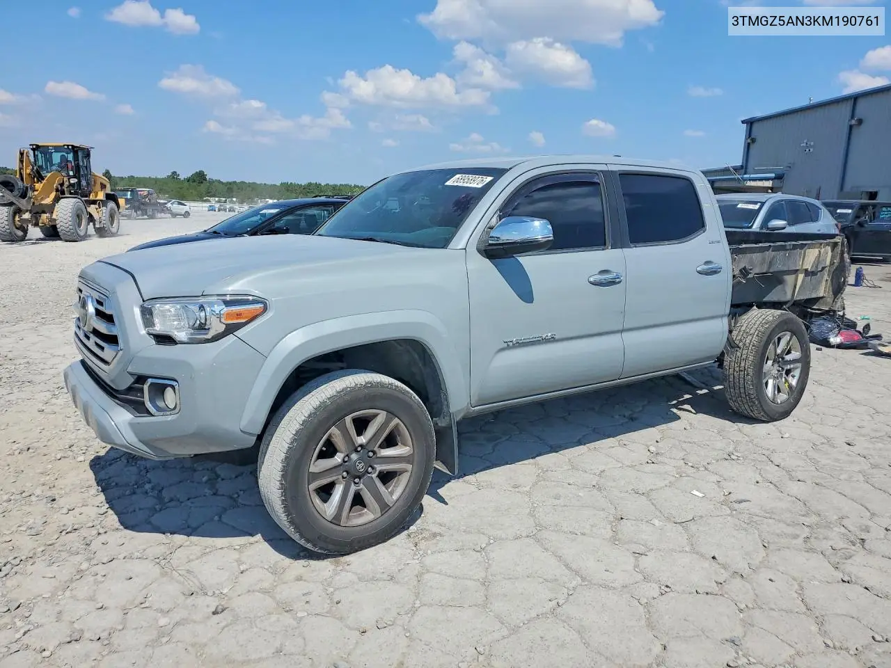 TOYOTA TACOMA 2019, VIN 3TMGZ5AN3KM190761