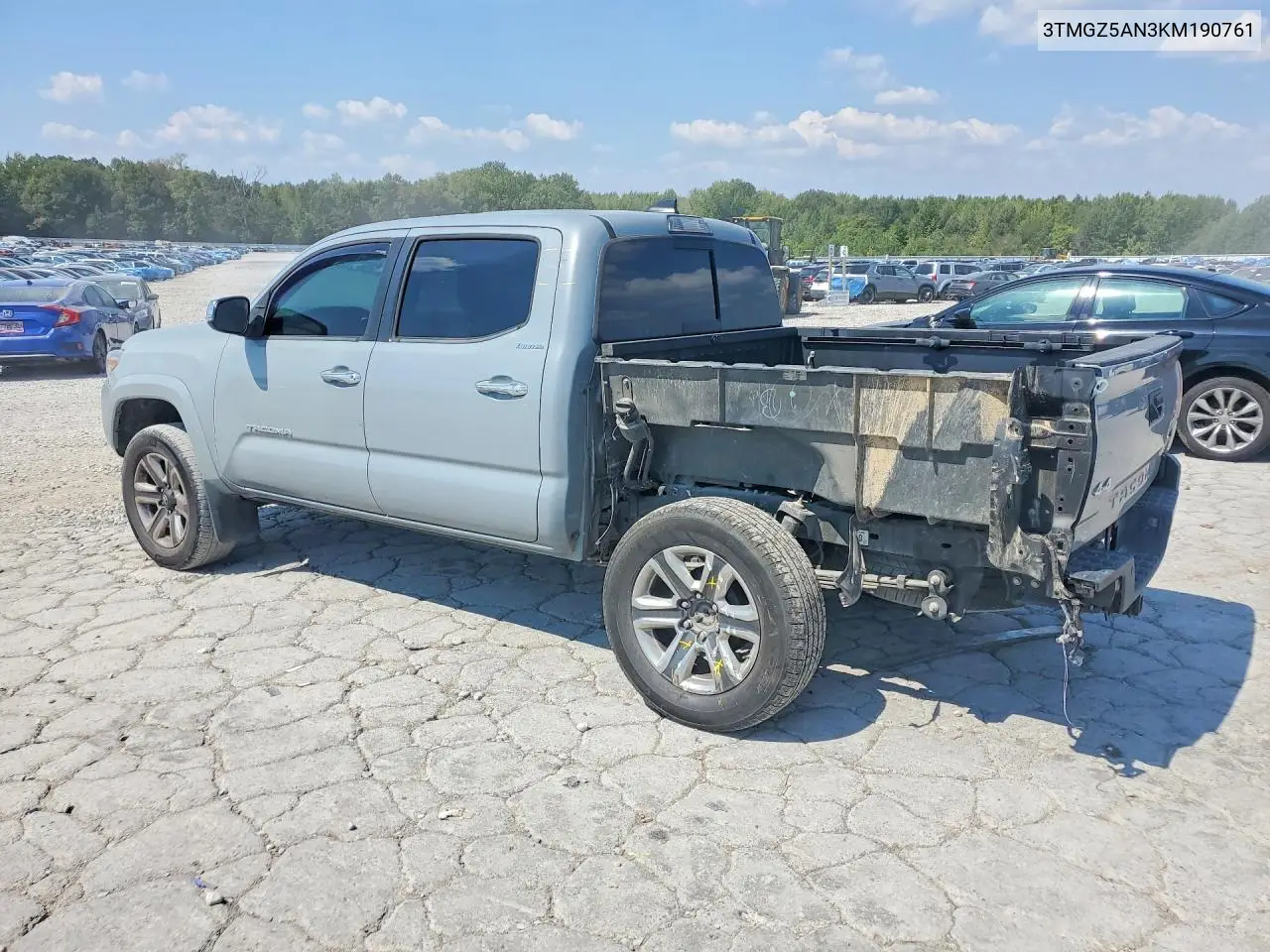 2019 TOYOTA TACOMA VIN 3TMGZ5AN3KM190761 — фото 2