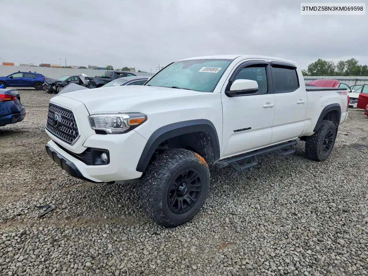 TOYOTA TACOMA 2019, VIN 3TMDZ5BN3KM069598