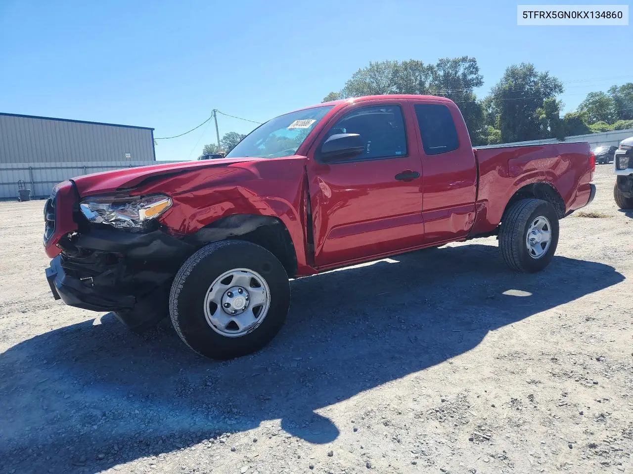 TOYOTA TACOMA 2019, VIN 5TFRX5GN0KX134860