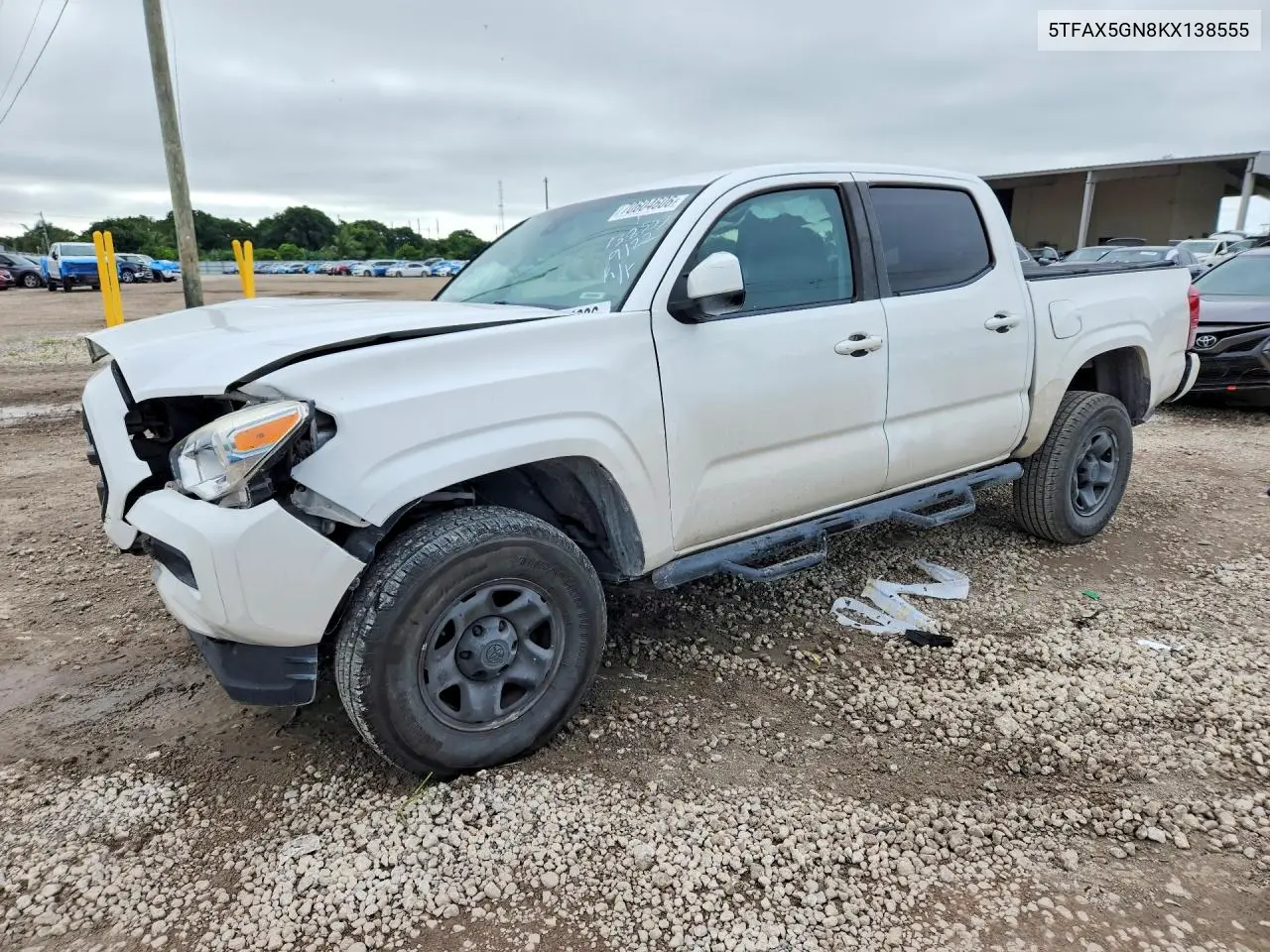 TOYOTA TACOMA 2019, VIN 5TFAX5GN8KX138555