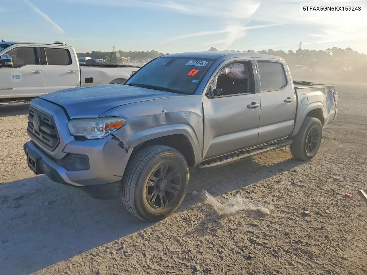 TOYOTA TACOMA 2019, VIN 5TFAX5GN6KX159243