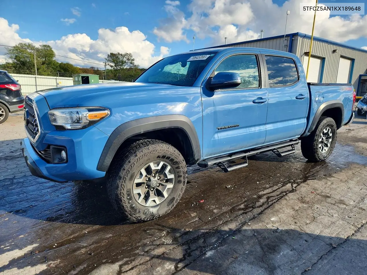 TOYOTA TACOMA 2019, VIN 5TFCZ5AN1KX189648