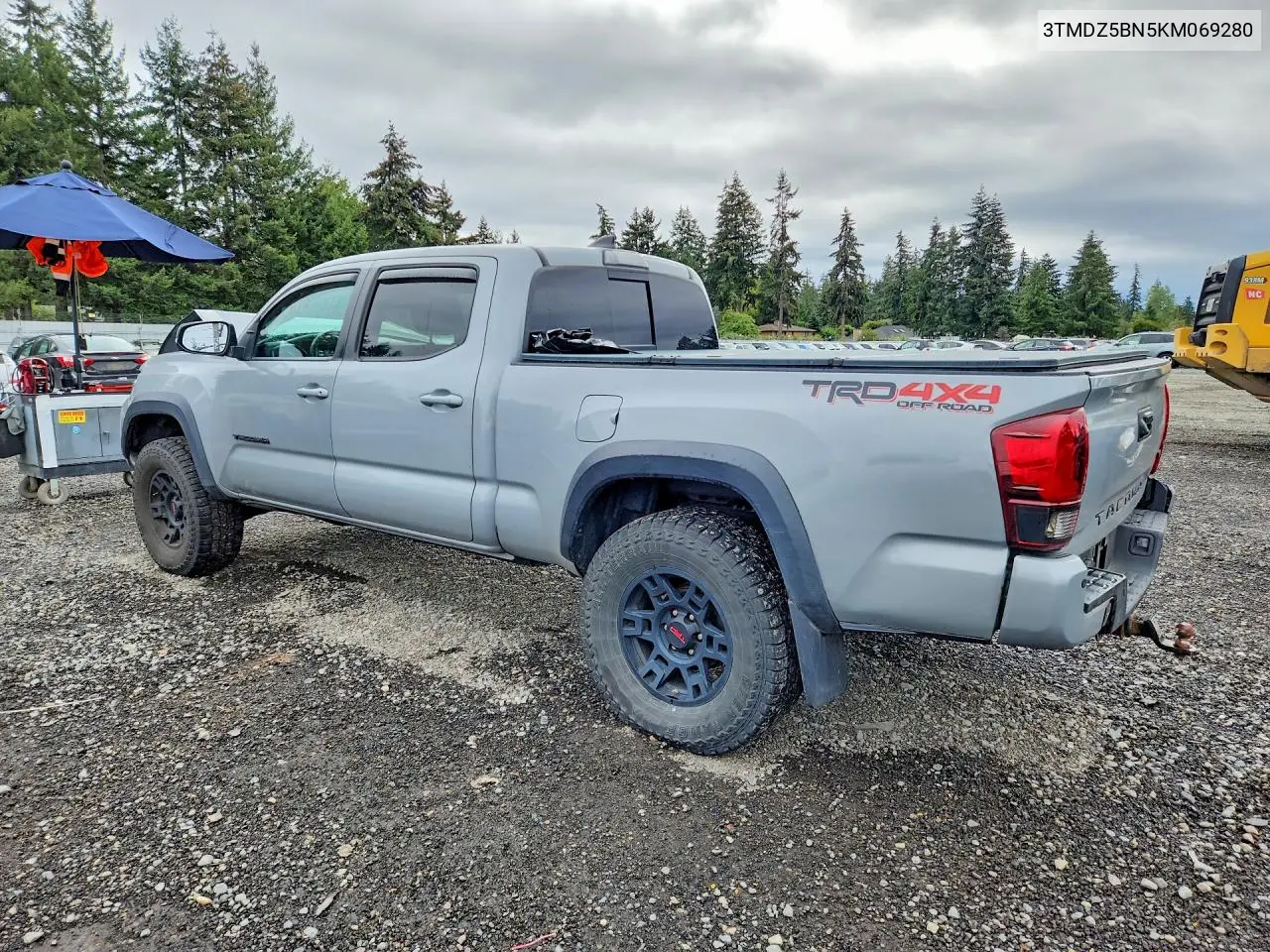 2019 TOYOTA TACOMA VIN 3TMDZ5BN5KM069280 — фото 2