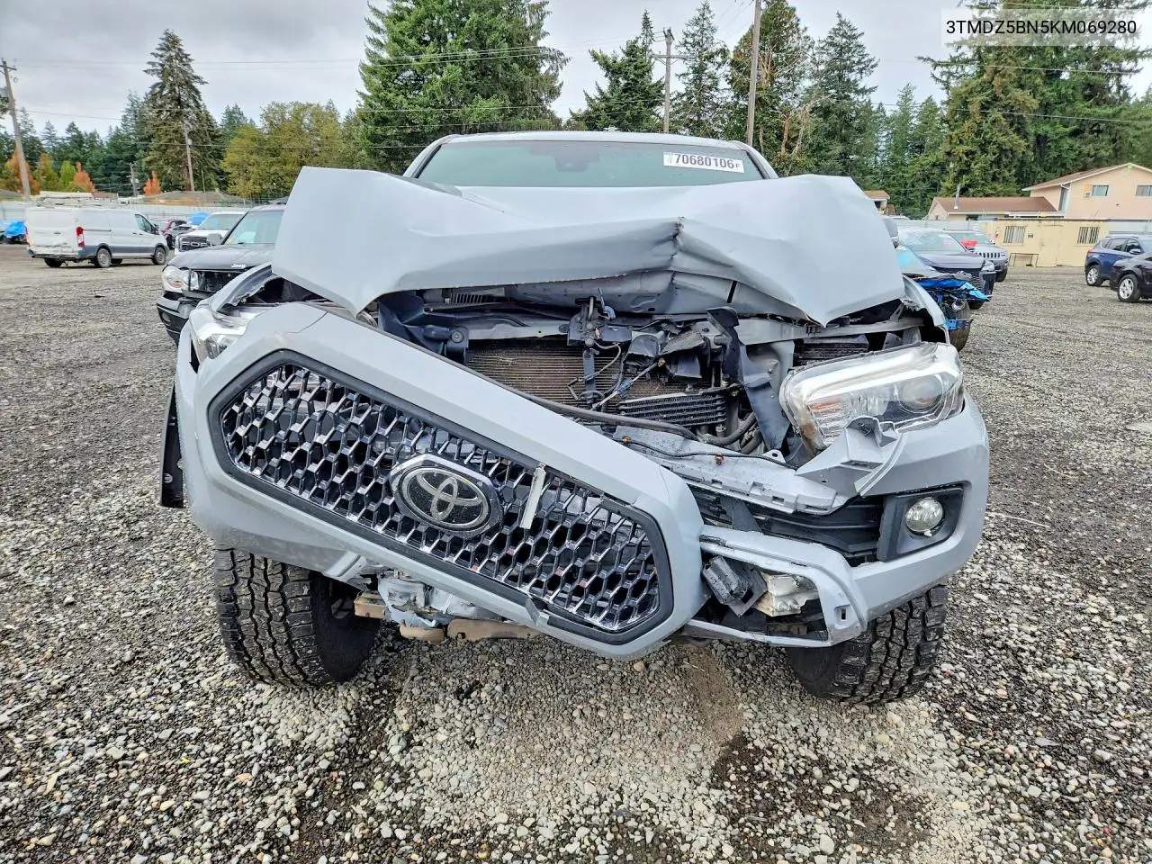 2019 TOYOTA TACOMA VIN 3TMDZ5BN5KM069280 — фото 5