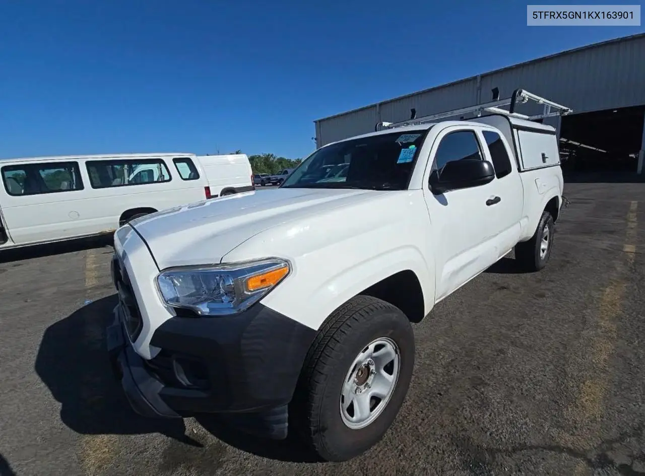 TOYOTA TACOMA 2019, VIN 5TFRX5GN1KX163901