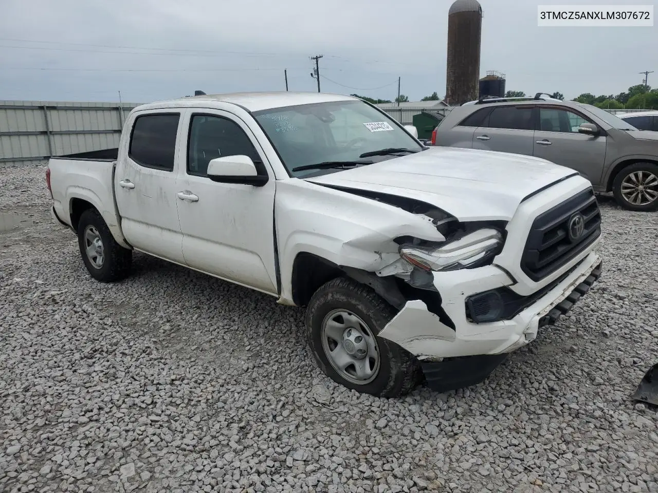 TOYOTA TACOMA 2020, VIN 3TMCZ5ANXLM307672