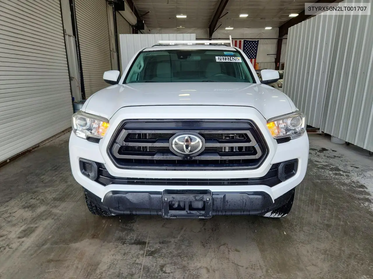 2020 TOYOTA TACOMA VIN 3TYRX5GN2LT001707 — фото 5
