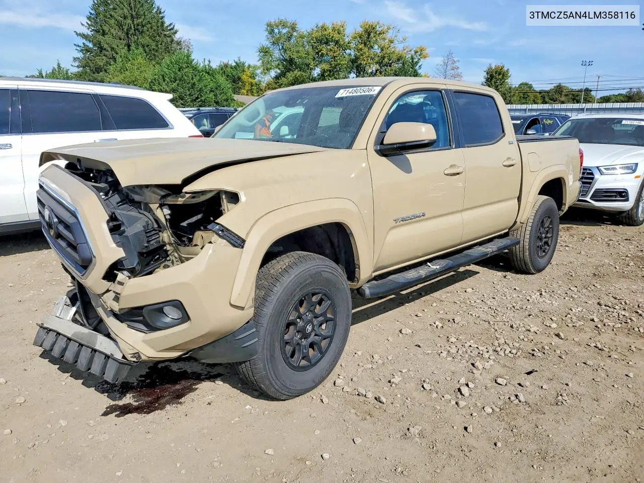 TOYOTA TACOMA 2020, VIN 3TMCZ5AN4LM358116