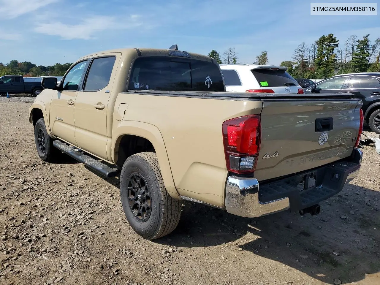 2020 TOYOTA TACOMA VIN 3TMCZ5AN4LM358116 — фото 2