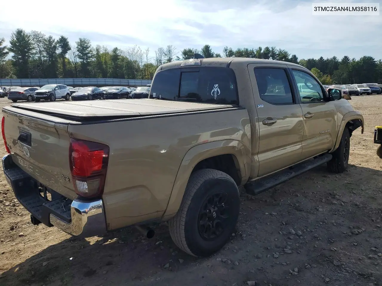 2020 TOYOTA TACOMA VIN 3TMCZ5AN4LM358116 — фото 3