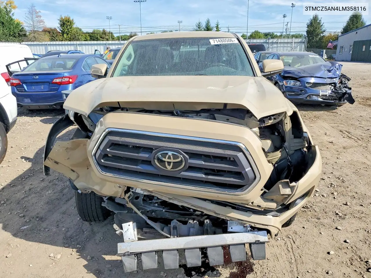 2020 TOYOTA TACOMA VIN 3TMCZ5AN4LM358116 — фото 5