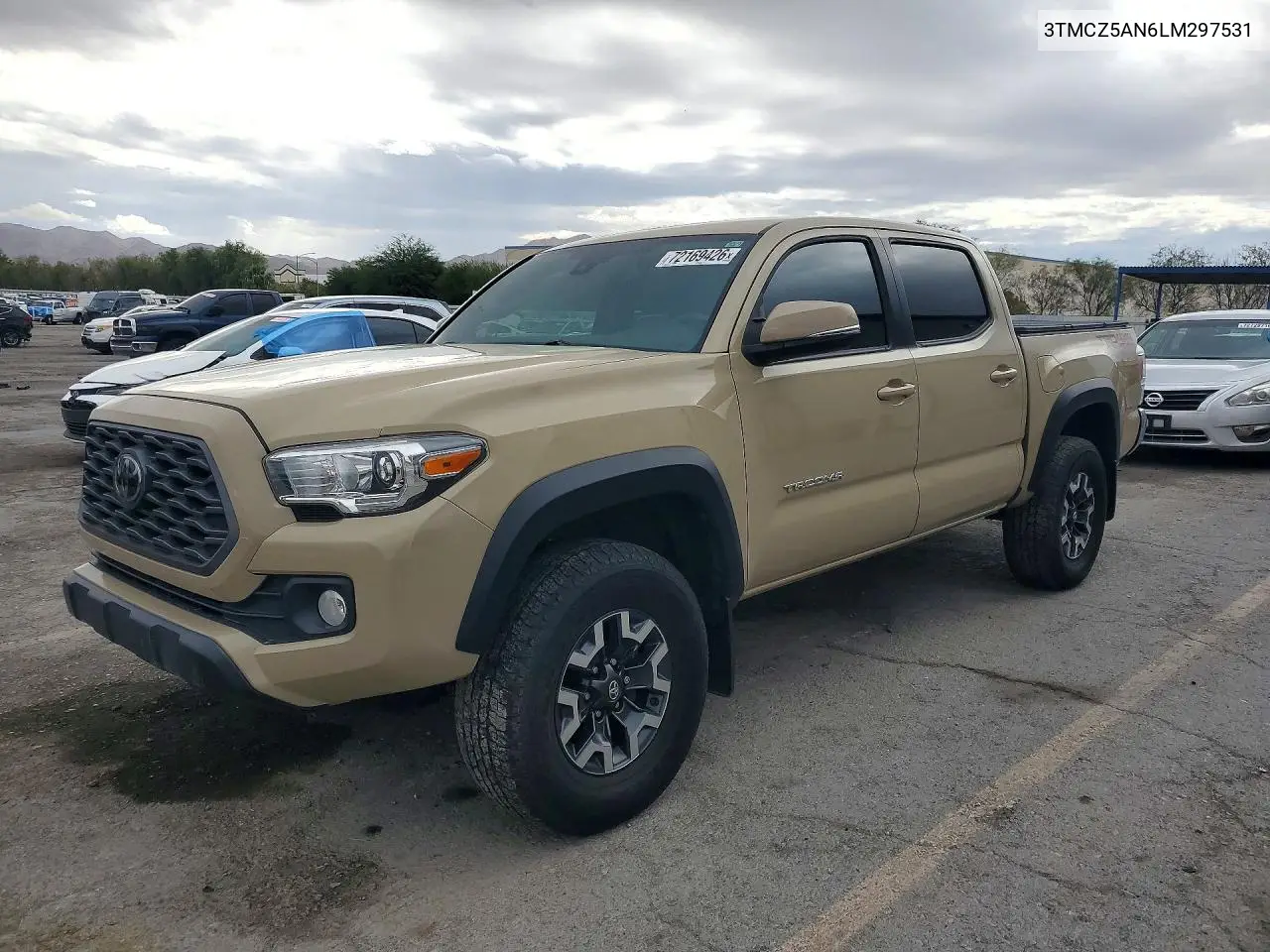 TOYOTA TACOMA 2020, VIN 3TMCZ5AN6LM297531