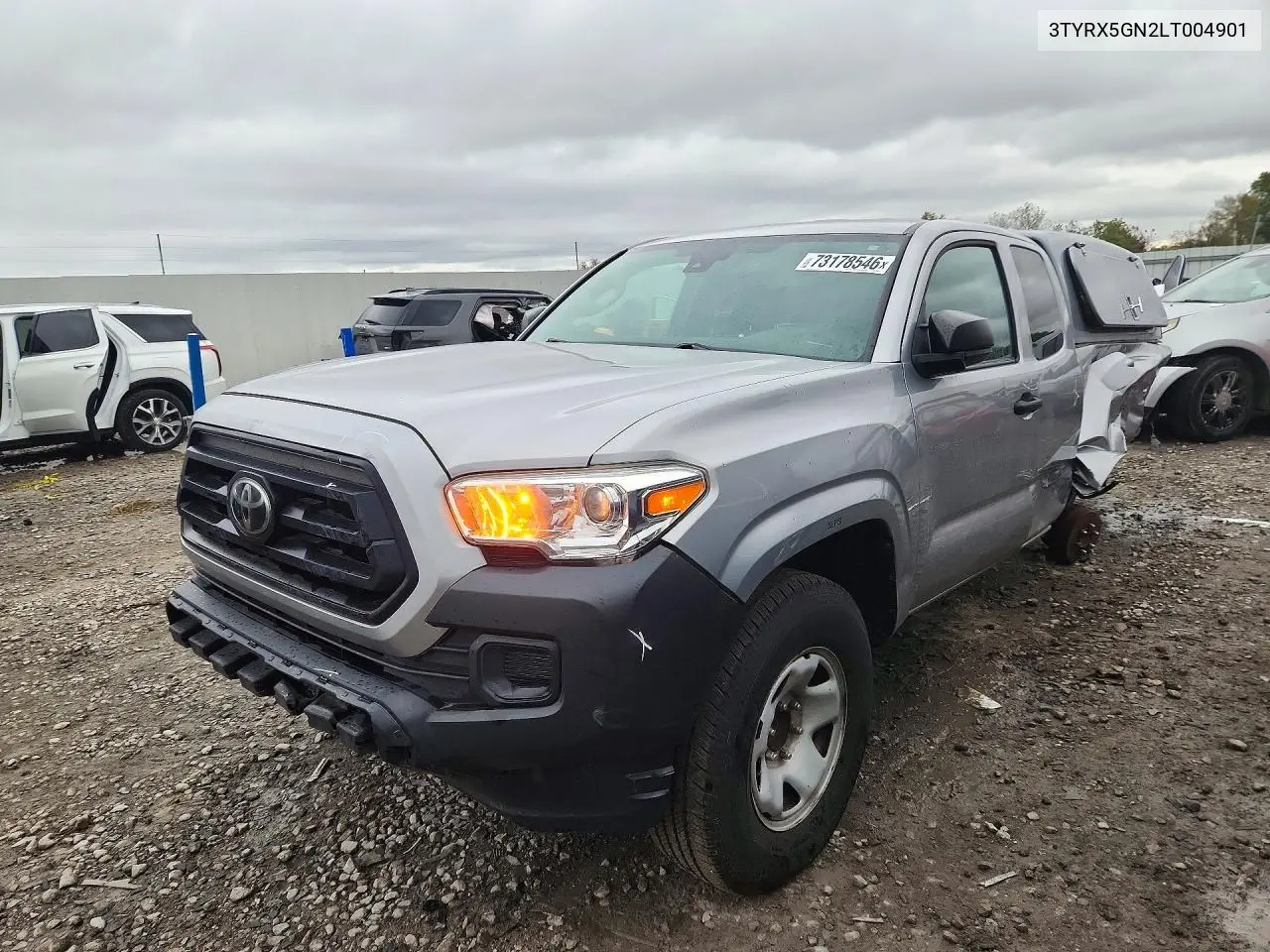 TOYOTA TACOMA 2020, VIN 3TYRX5GN2LT004901