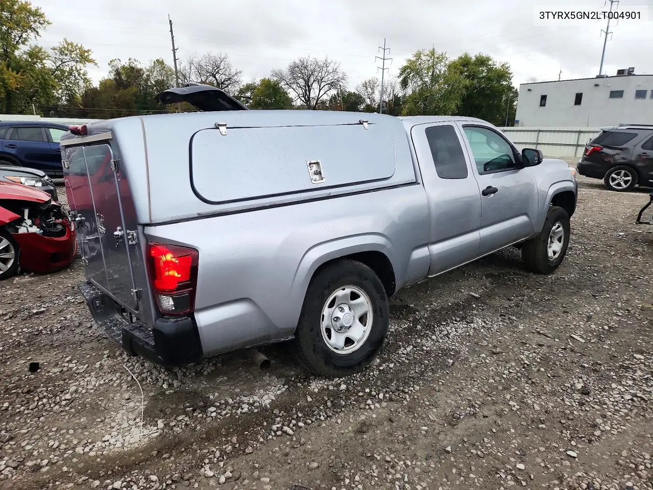 2020 TOYOTA TACOMA VIN 3TYRX5GN2LT004901 — фото 3