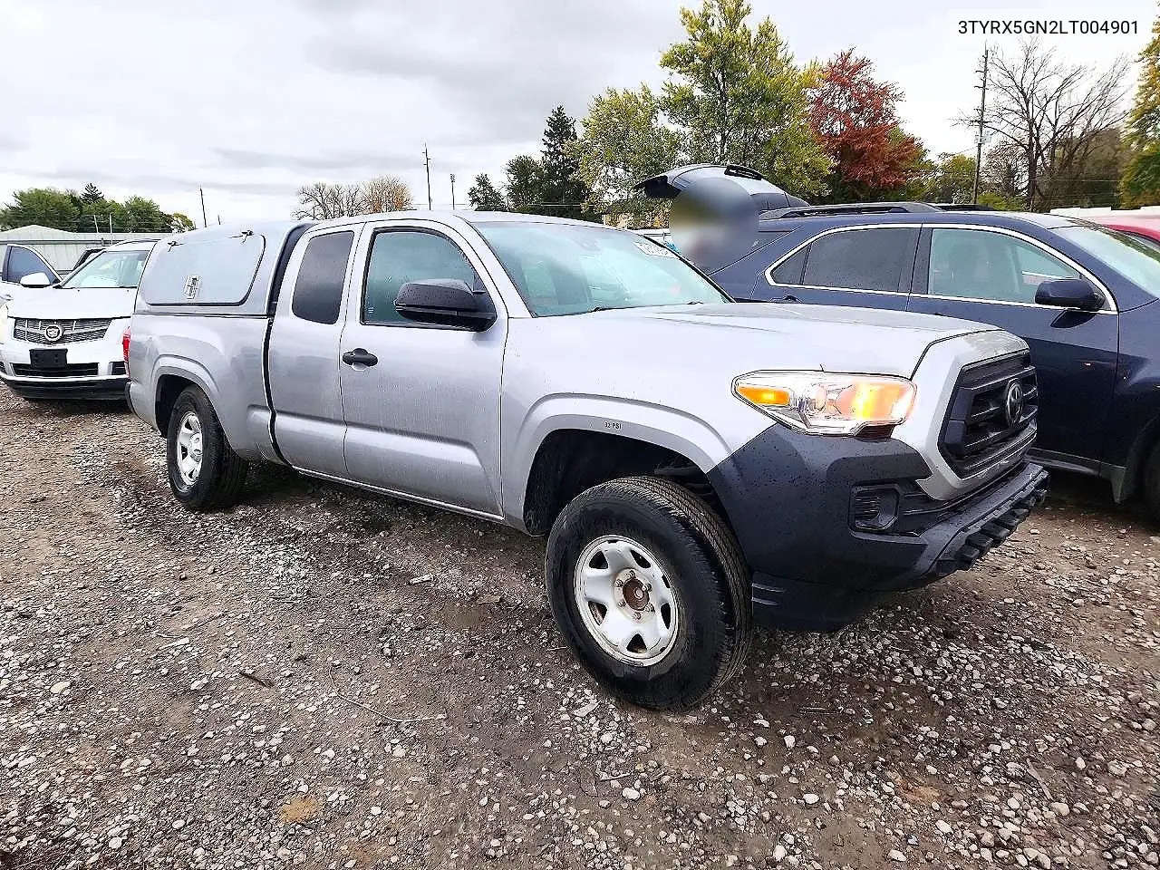 2020 TOYOTA TACOMA VIN 3TYRX5GN2LT004901 — фото 4