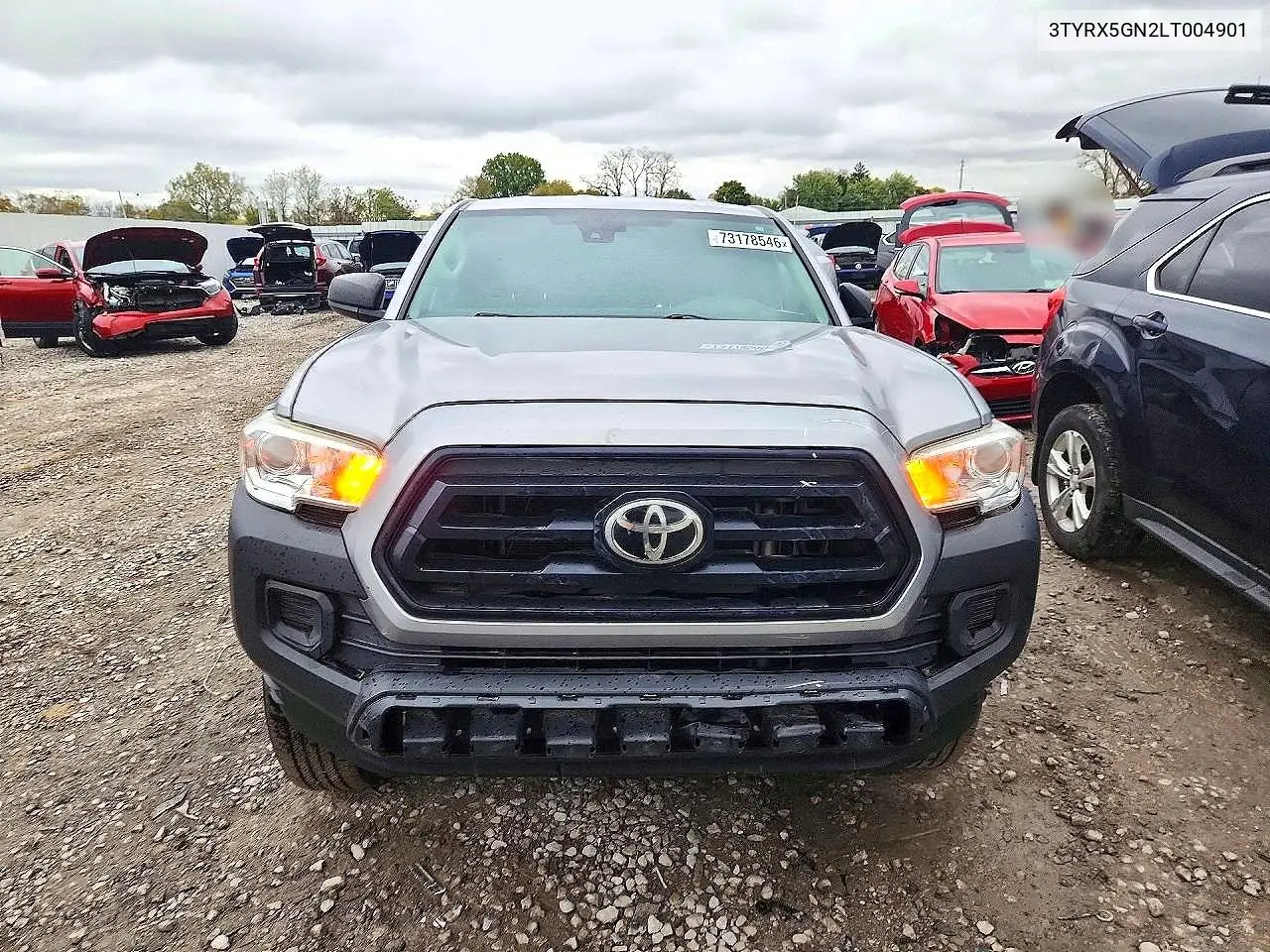2020 TOYOTA TACOMA VIN 3TYRX5GN2LT004901 — фото 5