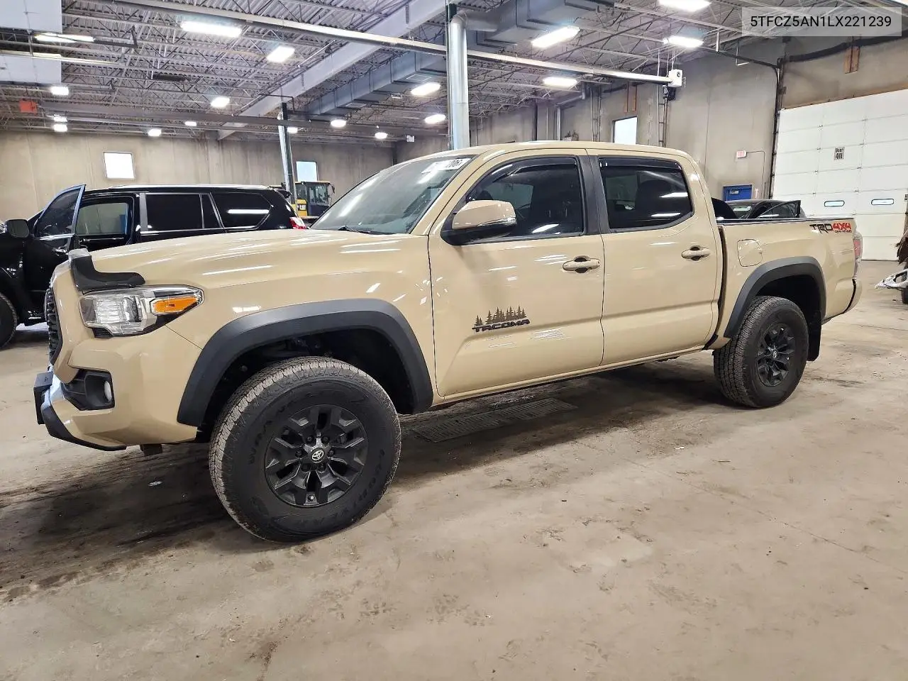 TOYOTA TACOMA 2020, VIN 5TFCZ5AN1LX221239