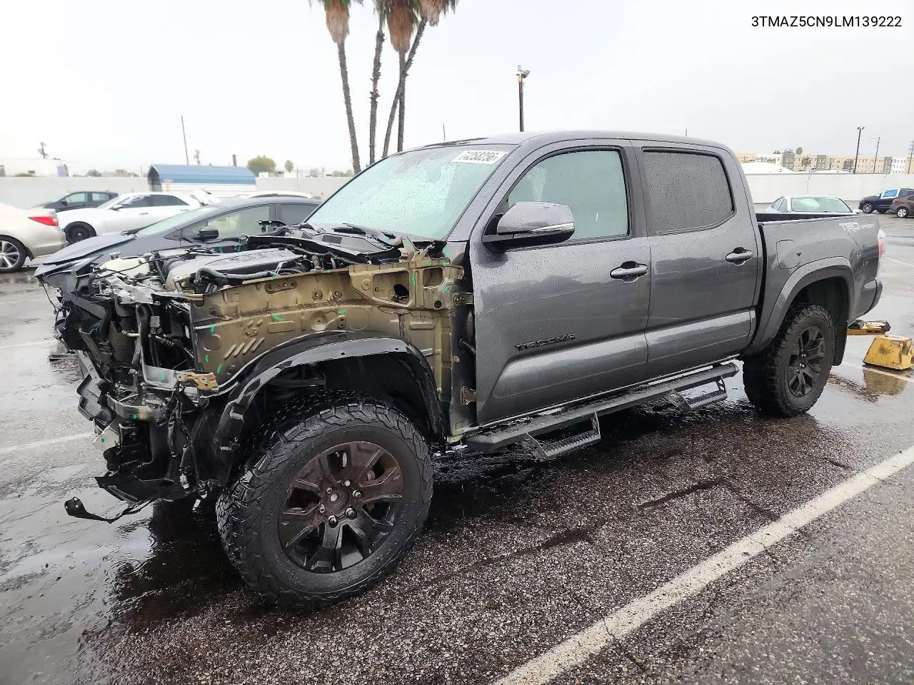 TOYOTA TACOMA 2020, VIN 3TMAZ5CN9LM139222