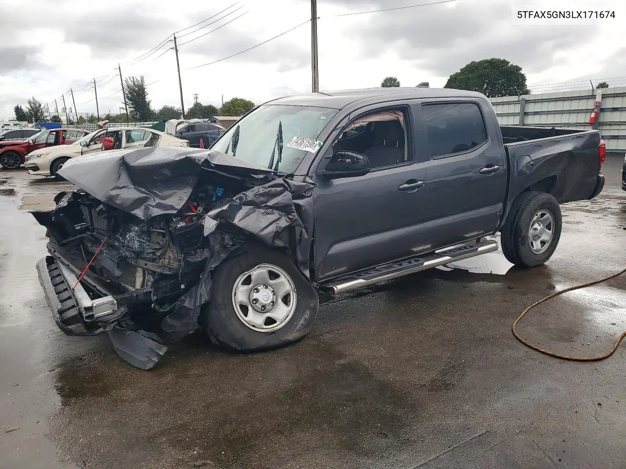 TOYOTA TACOMA 2020, VIN 5TFAX5GN3LX171674