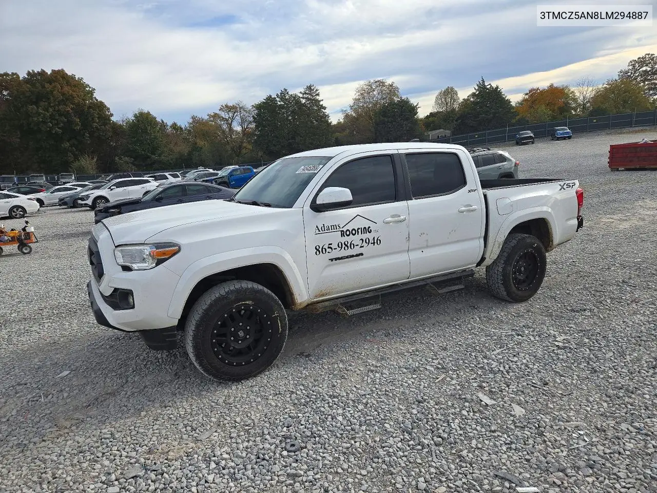 TOYOTA TACOMA 2020, VIN 3TMCZ5AN8LM294887