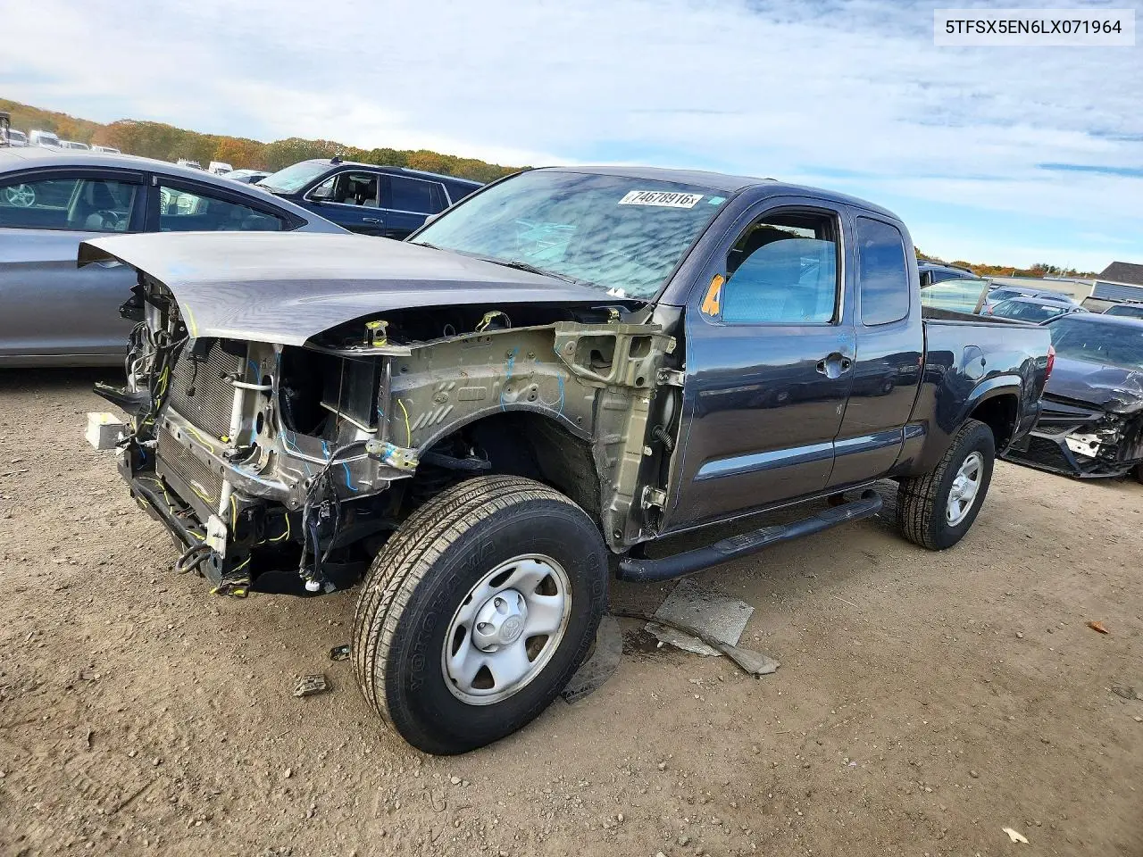 TOYOTA TACOMA 2020, VIN 5TFSX5EN6LX071964