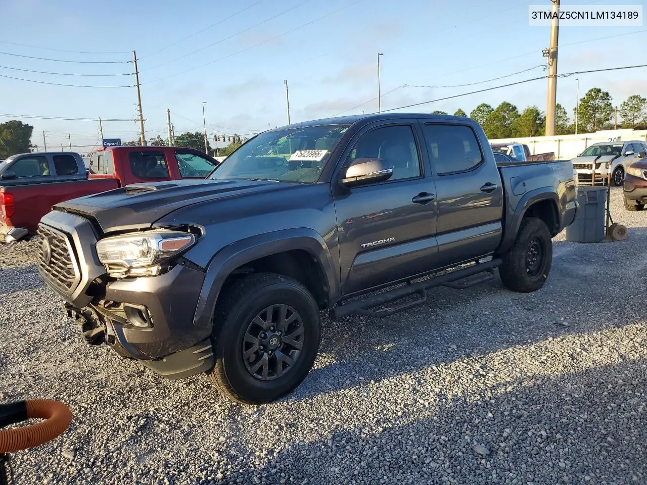 TOYOTA TACOMA 2020, VIN 3TMAZ5CN1LM134189