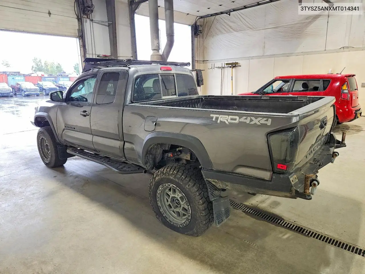 2021 TOYOTA TACOMA VIN 3TYSZ5ANXMT014341 — фото 2